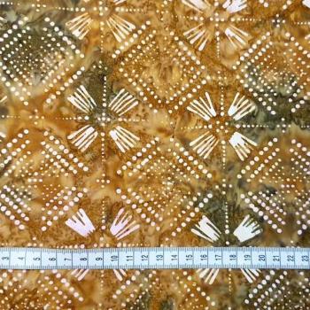 Preview: BROWN - Hazel - Batikstoff aus Indonesien